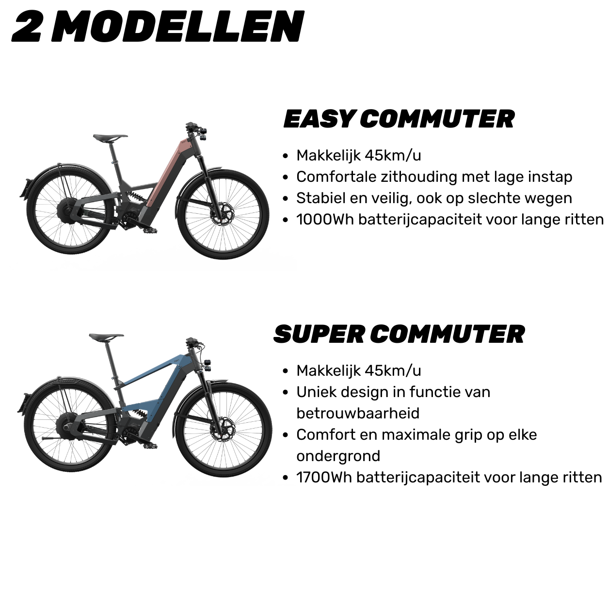 2 modellen speedpedelecs